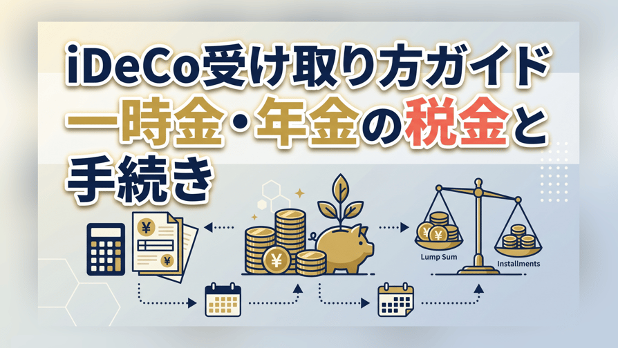 iDeCo受け取り方ガイド - 一時金・年金の税金と手続き