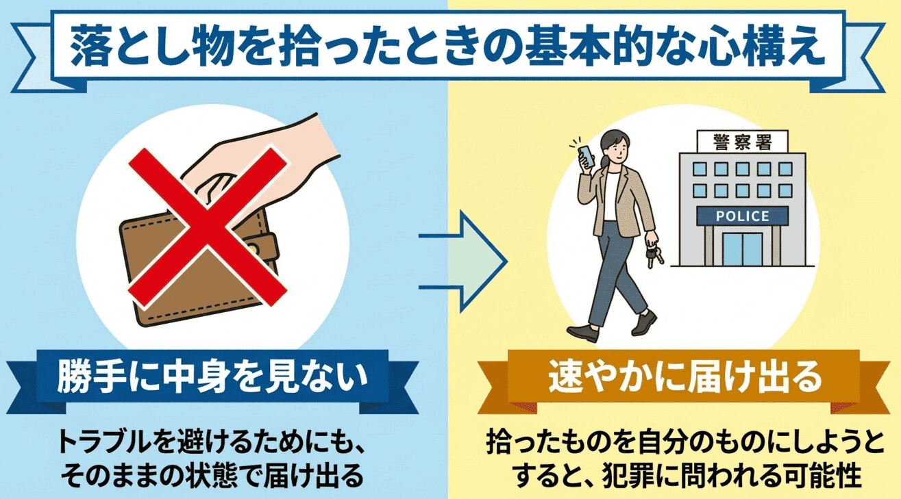 落とし物を拾ったら？届け出の手順・報労金(謝礼)・所有権を解説 