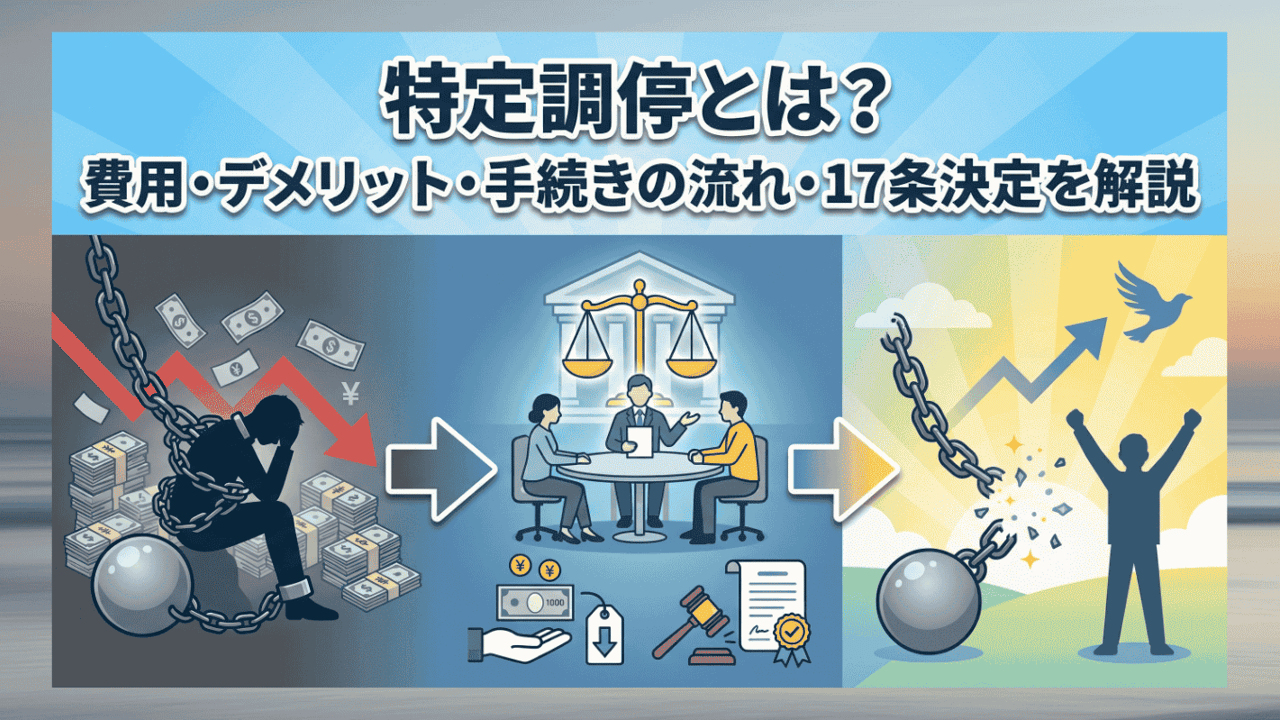 特定調停とは？費用・デメリット・手続きの流れ・17条決定を解説