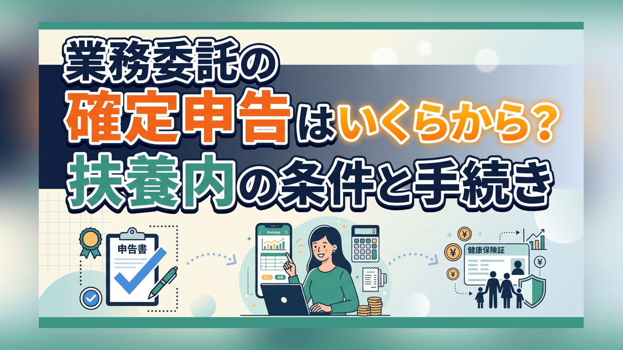 業務委託の確定申告はいくらから？扶養内の条件と手続き