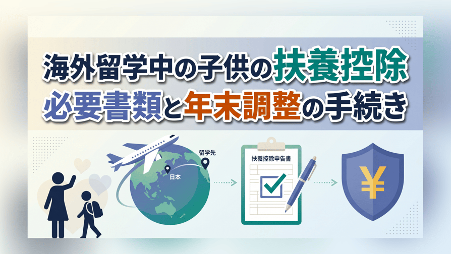 海外留学中の子供の扶養控除 - 必要書類と年末調整の手続き