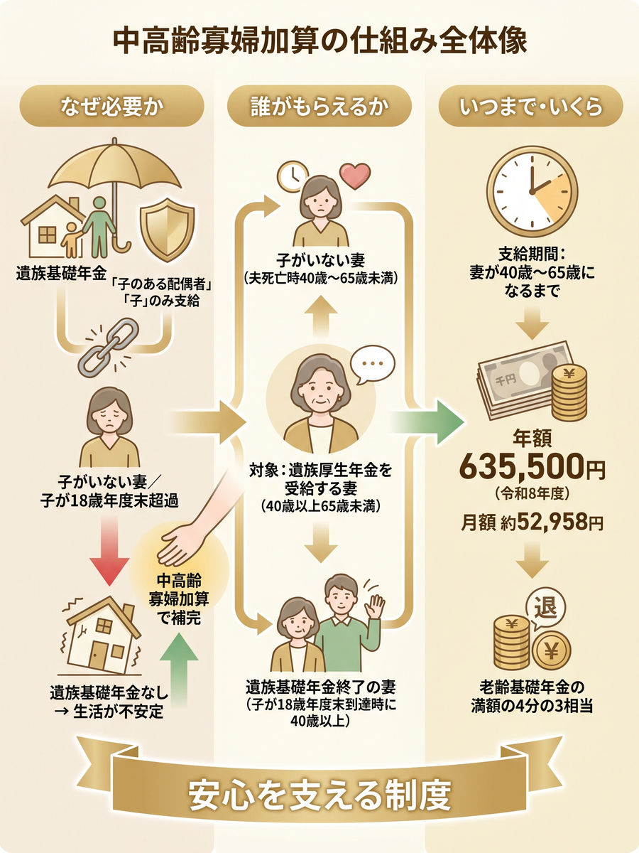 中 高齢 寡婦 加算
