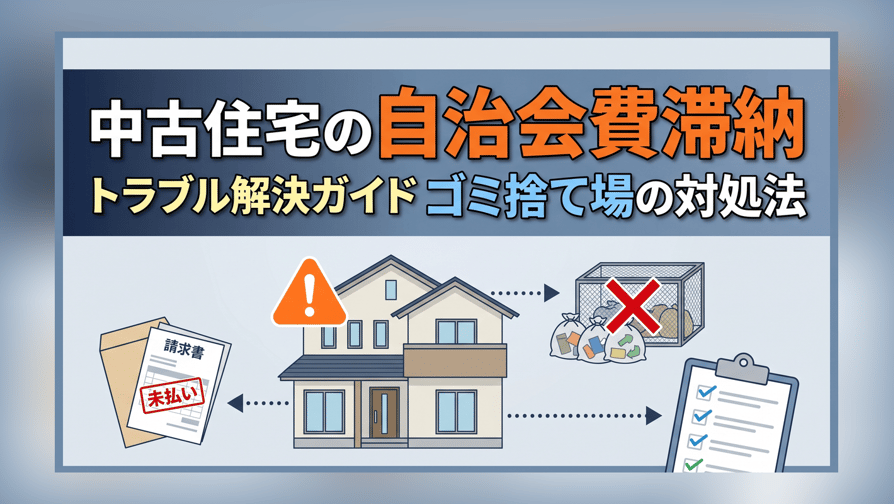 中古住宅の自治会費滞納トラブル解決ガイド - ゴミ捨て場の対処法