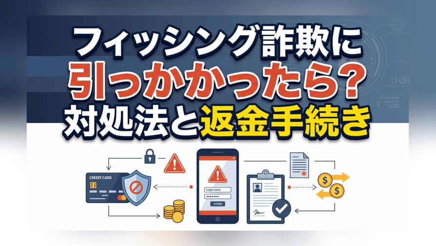 フィッシング詐欺に引っかかったら？対処法と返金手続き