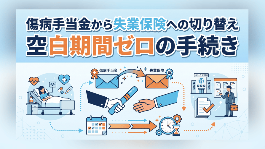 傷病手当金から失業保険への切り替え〜空白期間ゼロの手続き