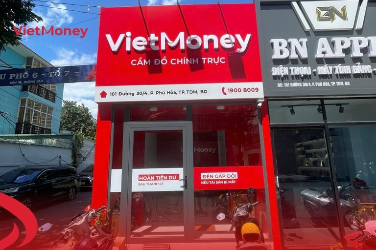 VietMoney là cơ sở cầm đồ Bình Dương tin cậy