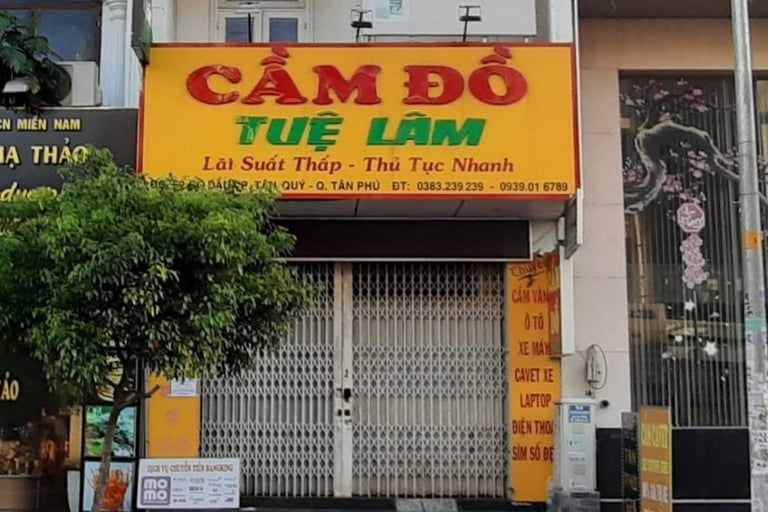 Cầm đồ Tuệ Lâm tại Tân Phú định giá cao