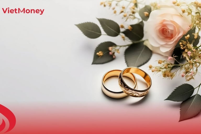 Đến với VietMoney để cầm nhẫn cưới với mức giá cao