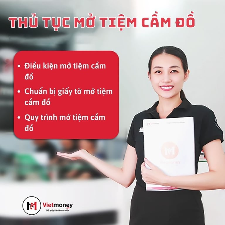 Thủ tục mở tiệm cầm đồ