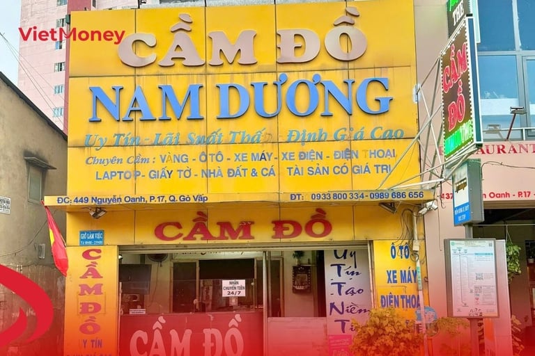 Cầm đồ Nam Dương tại Gò Vấp