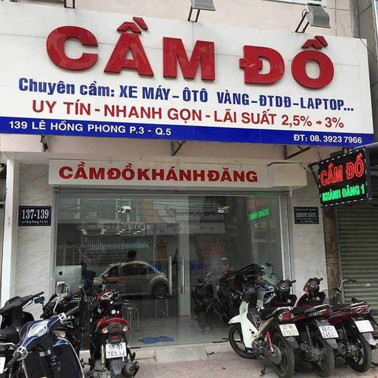tiệm cầm đồ uy tín