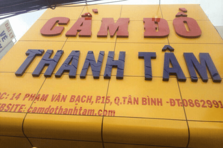 Thanh Tâm cũng là một trong những tiệm cầm đồ Tân Bình lâu năm