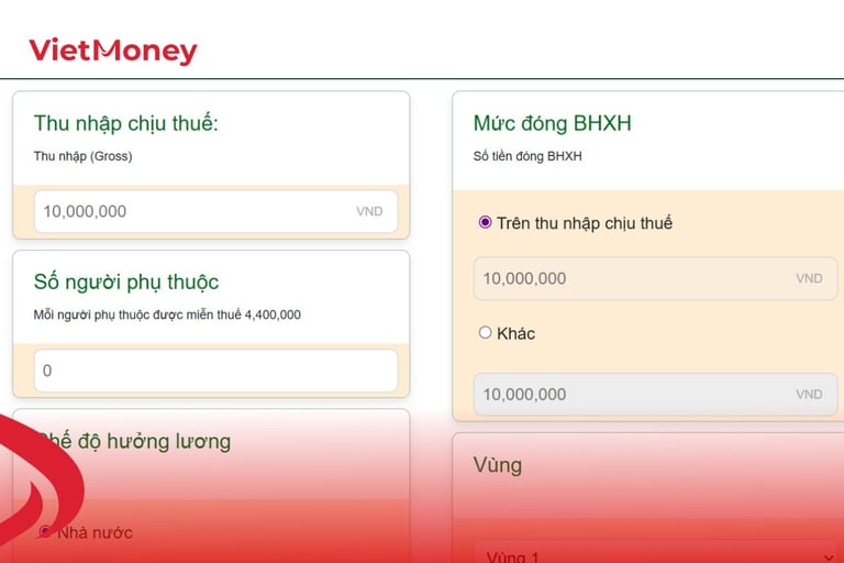 Công cụ tính thuế TNCN online nhanh và tiện lợi