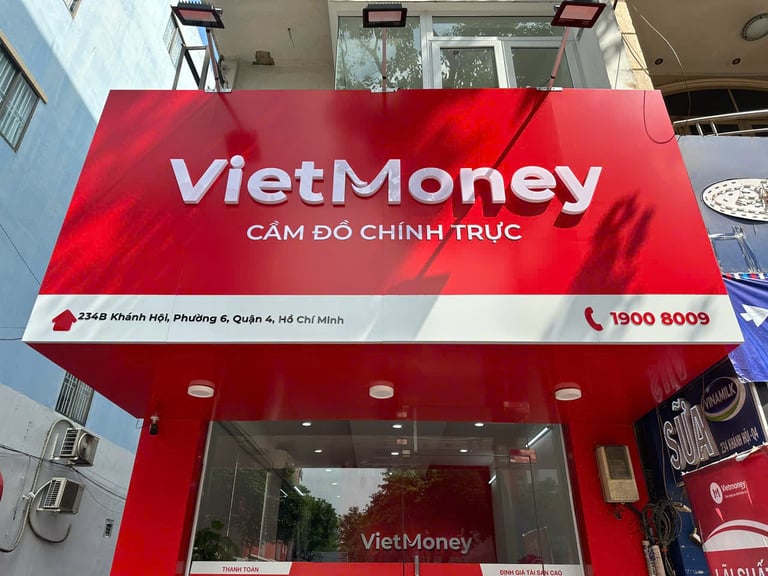 Vay tiền, cầm đồ trực tiếp tại văn phòng VietMoney