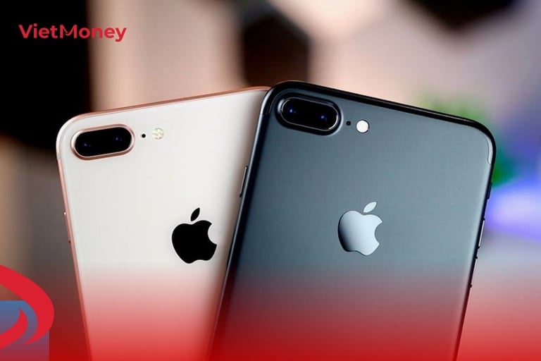 Giá cầm điện thoại iphone 7 và 8 hiện nay được bao nhiêu