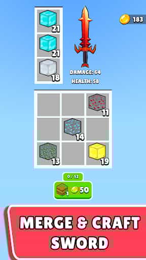 Craft Sword 3D: Monster Hunt screenshot 1