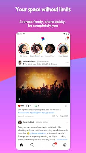 UpScrolled screenshot 1