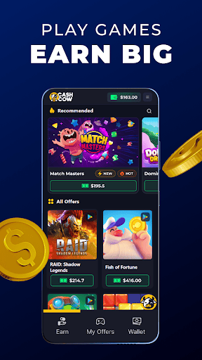CashCow - Play & Earn Money screenshot 1
