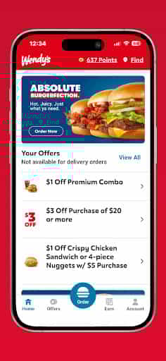 Wendy’s screenshot 2