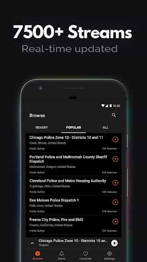 Police Scanner - Live Radio screenshot 2