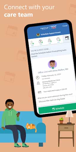 MyChart screenshot 2