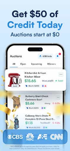 DealDash - Bid & Save Auctions screenshot 1