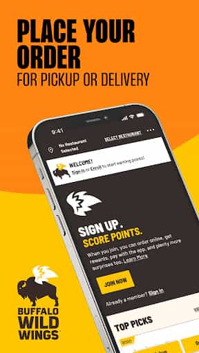 Buffalo Wild Wings Ordering screenshot 1