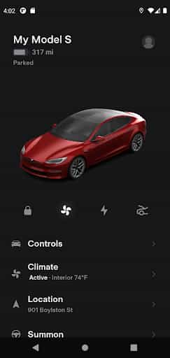 Tesla screenshot 1