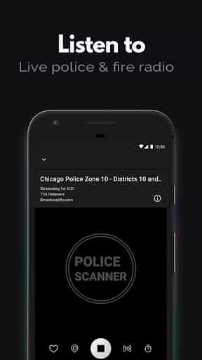 Police Scanner - Live Radio screenshot 1