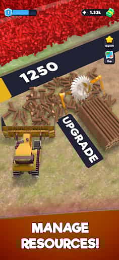 Idle Lumber Chopper Empire Inc screenshot 2