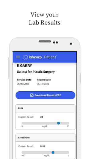 Labcorp | Patient screenshot 1