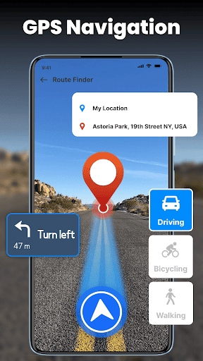 GPS Voice Navigation: GPS Maps screenshot 1