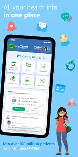 MyChart screenshot 1