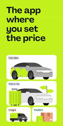 inDrive. Rides with fair fares screenshot 1