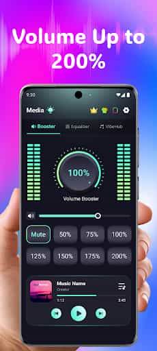 Volume Booster Bass Booster EQ screenshot 1