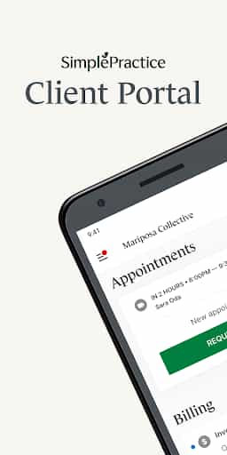 SimplePractice Client Portal screenshot 1
