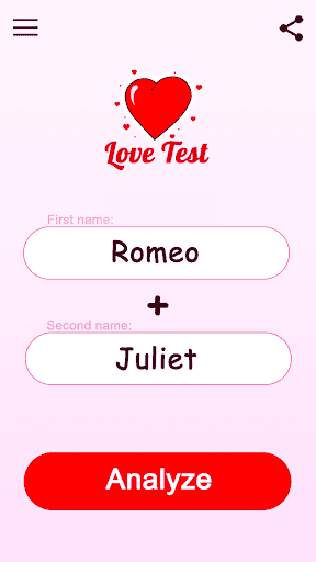 Love Test - Compatibility Test screenshot 1