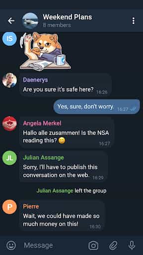 Telegram X screenshot 2