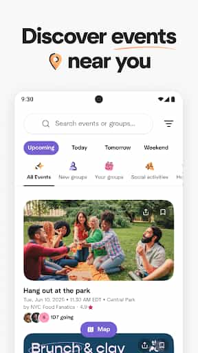 Meetup: Social Events & Groups screenshot 2