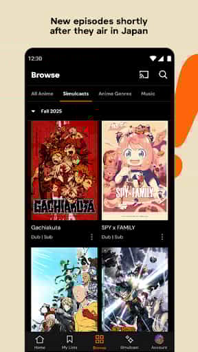 Crunchyroll: Anime Streaming screenshot 2