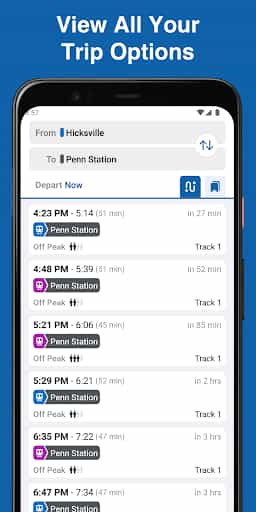 MTA TrainTime screenshot 2