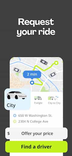 inDrive. Rides with fair fares screenshot 2
