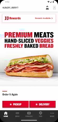 Jimmy John's Sandwiches screenshot 1