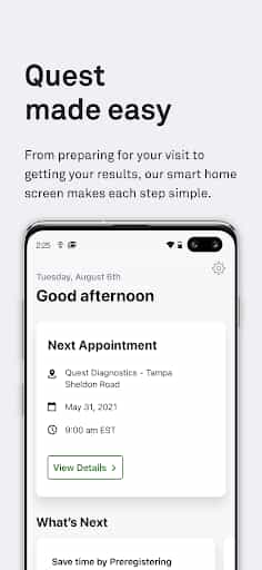 MyQuest for Patients screenshot 1