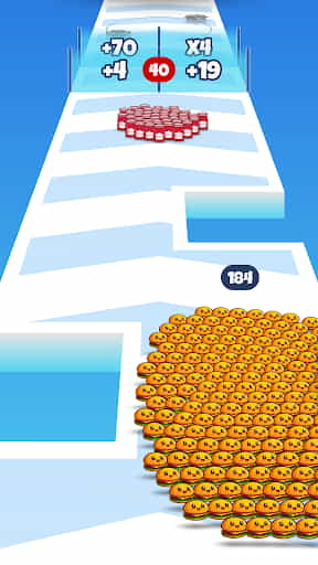 Food Run - Crowd Control Game screenshot 1