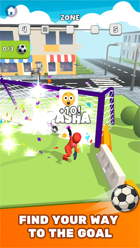 Crazy Kick! Fun Football game screenshot 1