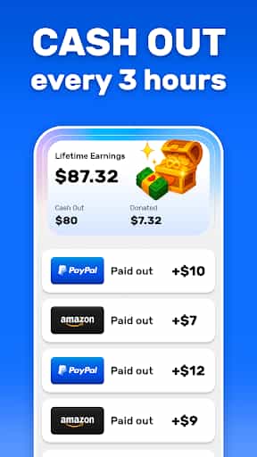 JustPlay: Earn Money or Donate screenshot 2
