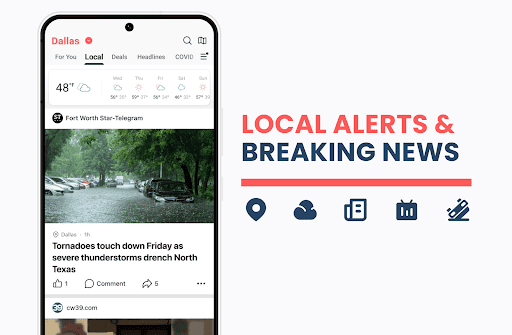 NewsBreak: Local News & Alerts screenshot 1