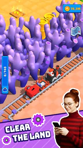 Train Miner: Idle Railway Game screenshot 2