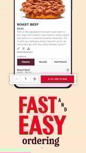 Arby's Fast Food Sandwiches screenshot 2
